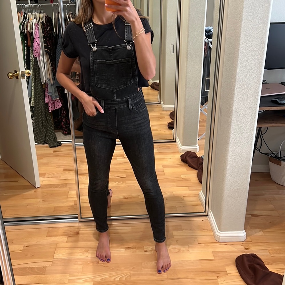 Denim overalls